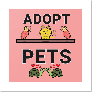 Adopt Pets Posters and Art